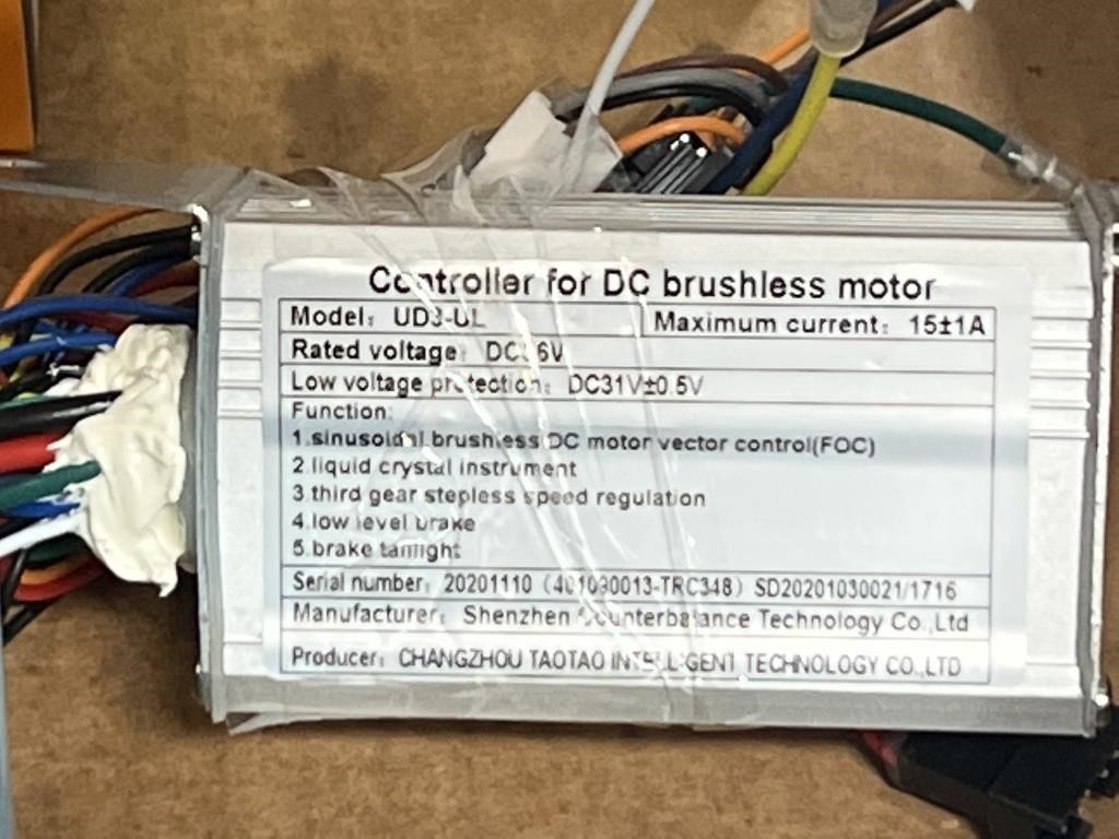 CONTROLLER FOR DC BRUSHLESS MOTOR RETAIL $40