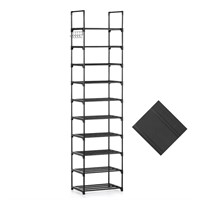 10 Tiers Shoe Rack, 20 Pairs Narrow Shoe Rack