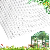 6PK Polycarbonate Panels  2' x 6' x 0.24'