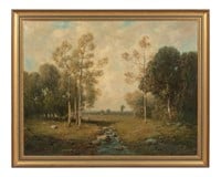 Julian Rix (California 1850-1903) - Oil on Canvas