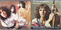 Motley Crue & Peter Frampton Vinyl 45 Singles