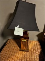 GREAT BRASS LAMP WITH SHADE