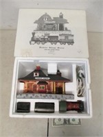 Department 56 Train & Lighted Station 4 Piece Set