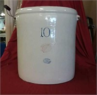 10 gallon Redwing crock with handles - great shape