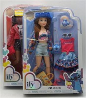 (KC) Disney ily 4Ever. Stitch. Dolls W/ Wardrobe
