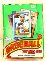 1990 Topps Baseball bubblegum cards in org box