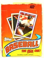 1988 Topps Baseball Gum Cards in org box