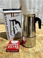 new Italian style espresso maker