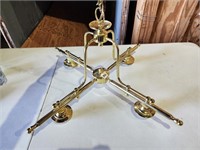 Hanging Brass Light Fixture