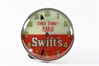 SWIFT'S FEED LIGHTED WALL CLOCK