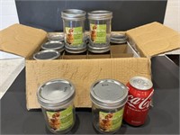 Case of Choice Wide Mouth Canning Jars w/Lids