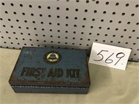 BELL TELEPHONE METAL FIRST AID BOX