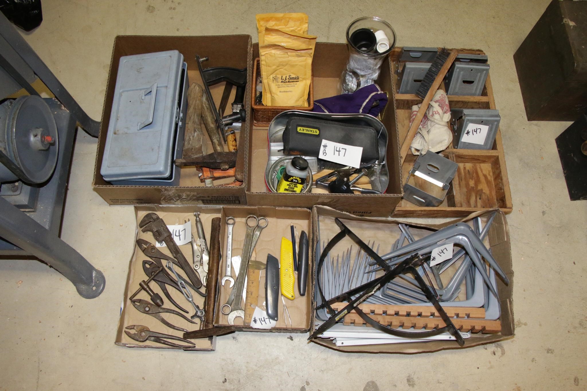 large group of tools