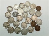 OF) Lot of assorted US coins