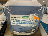 Below zero king cooling comforter