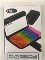 Finelife Pill Organizer Wallet