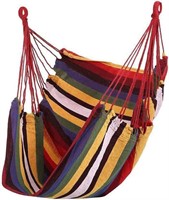 $35 Macrame Hanging Swing Canvas Hammock Chair