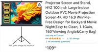 Projector Screen and Stand