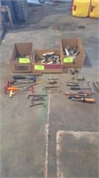 3 Boxes Of Allen Wrenches, Sockets & Hardware
