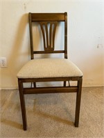 Vintage Wood Folding Chair, Unique!