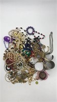 Assorted Jewelry Newer & Vintage In Bag