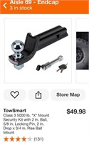 Towsmart Class Iii "X" Mount Security Starter Kit