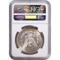 Morgan Silver Dollar 1883-S AU55 NGC toning