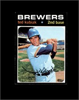 1971 Topps #516 Ted Kubiak EX to EX-MT+