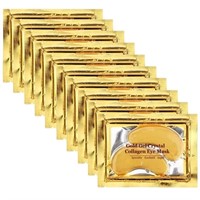 Sealed - Permotary 30 Pairs 24K Gold Gel Crystal C
