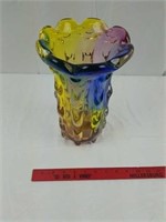Contemporary colorful vase