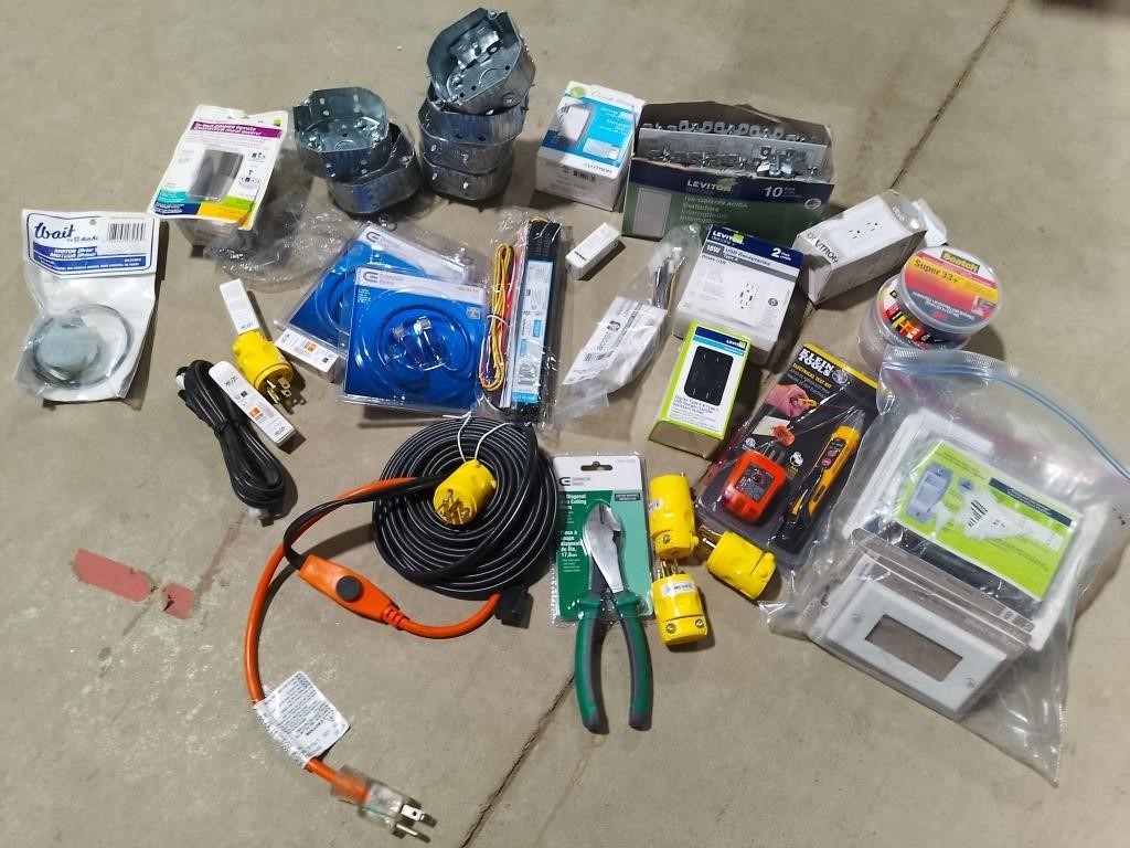 Lot Of Misc Electrical Components