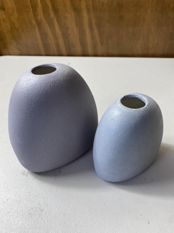 Set of 2 Pebble Vase
