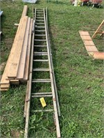 Wood Extension Ladder