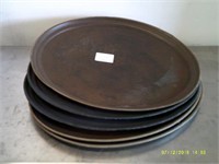 Lot of 5 Serv. Trays 27"