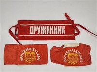 2) RUSSIAN POLICE ARM BANDS