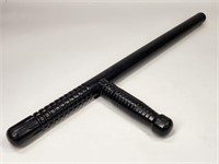 BLACK POLICE BATON W/ HANDLE