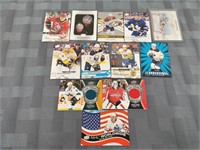 12 late issue Upper Deck Hockey Cards: Jerseys