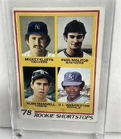 1978 Topps #707 Paul Molitor rookie card
