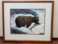 G.W. Keown Bear Art & Framed Colt Poster