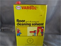 esso varsol advertising tin .