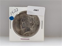 1922 90% Silver Peace $1 Dollar
