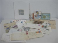 Assorted Vtg Stamps & Envelopes