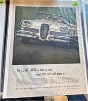 1959 EDSEL ADVERTISING