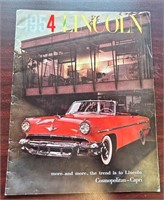 1954 LINCOLN ADVERTISING