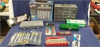 Assortment of Tools, Wrench and Socket Sets,