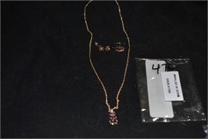 amethyst jewelry set size 10