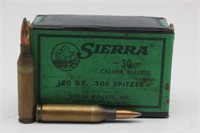 (18rds) Sierra, 30 Cal., 180 gr., .308 Spritzer