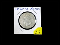 1934-S Peace dollar, better date