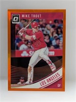 2018 Mike Trout Optic Orange Prizm /199