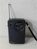 Optimus AM/FM hand held radio